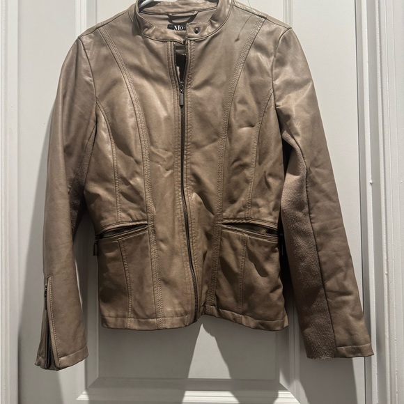 Mo-Ka Jackets & Blazers - Mo-Ka Beige Jacket Size M